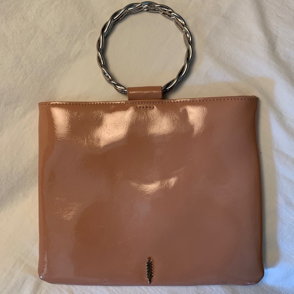 Thacker New York "Le Pouch Twisted Vintage Rose" bag/purse